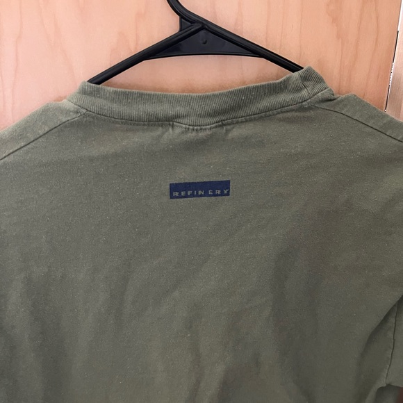 Mens Medium Vintage Olive Green Tee - Picture 3 of 3
